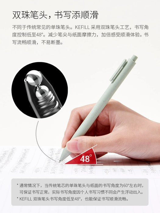 KACO PURE PLASTIC GEL INK PEN 书源 可降解中性笔