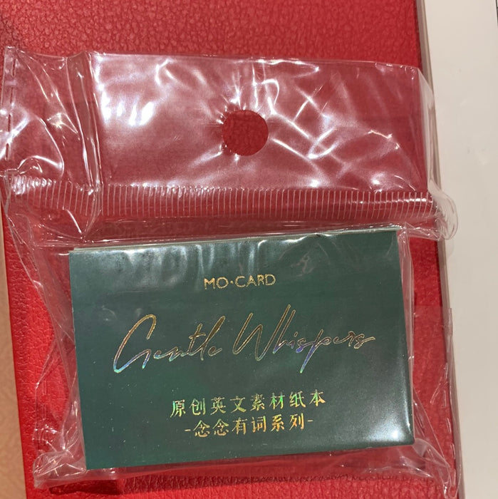 Original English Patterned Handbook英文原创素材纸本