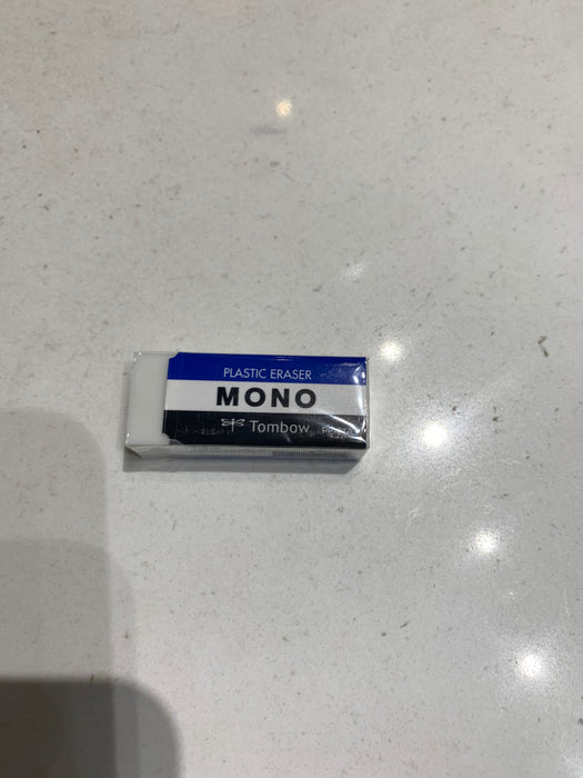 MONO Eraser, White, Small
