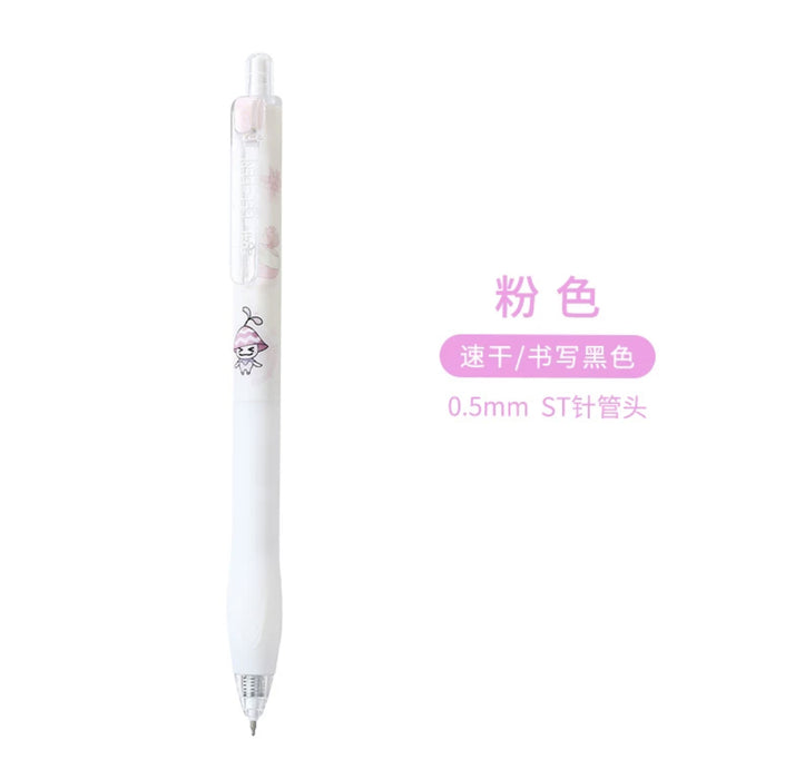 DOMI 973 "Succulents" Gel Pen Random Color 东米973多肉精灵按动中性笔ST速干 颜色随机