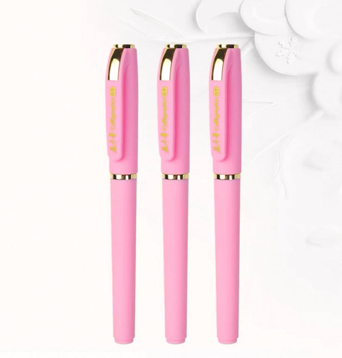 Gel Pen 五千年0.7mm中性笔 樱桃粉