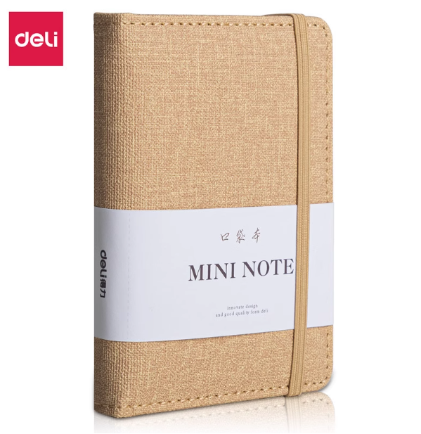DELI Mini Note - A7 Yellow 得力迷你口袋本 A7 黄色