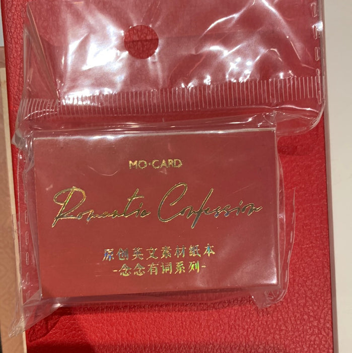 Original English Patterned Handbook原创英文素材纸本