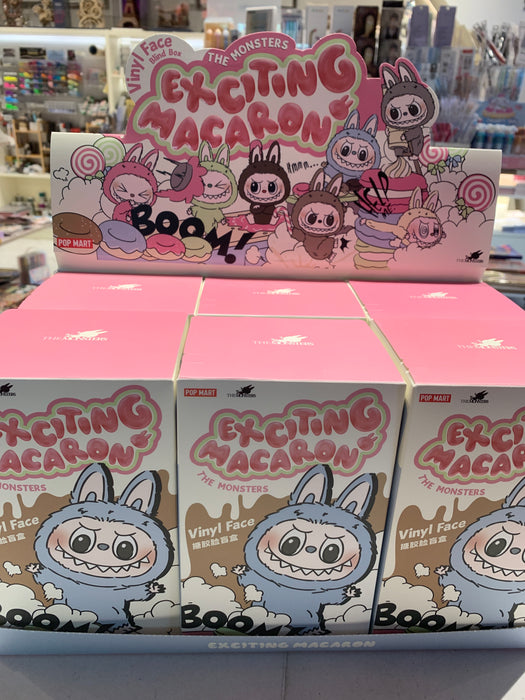 Labubu The Monsters Vinyl Face Doll Heart-Moving Macaron Blind Box泡泡玛特拉布布心动马卡龙搪胶系列盲盒