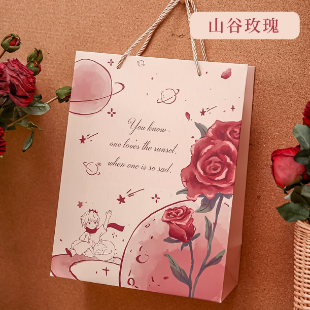 MR.PAPER Rose Themed Paper Gift Bag 纸先生迷雾玫瑰系列礼品袋 山谷玫瑰 225*120*330mm