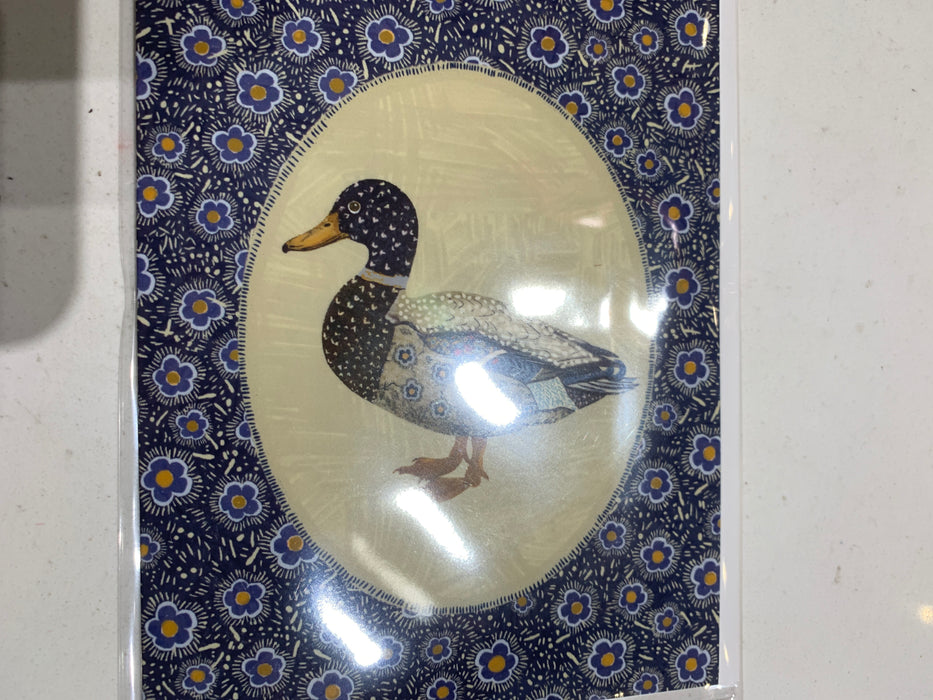 mallard soft touch greeting card