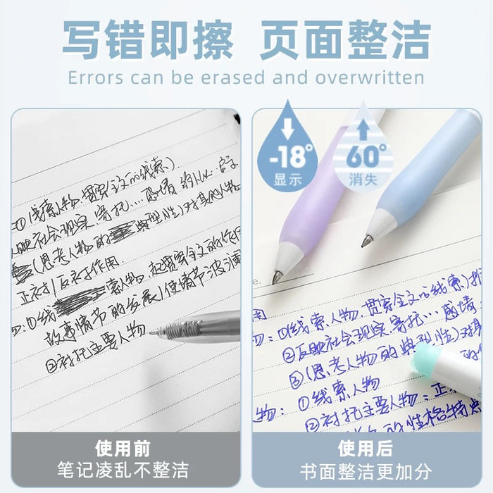 DOMI 979 Heat Sensitive Erasable Gel Pen 东米979花园猫热敏消可擦笔 颜色随机