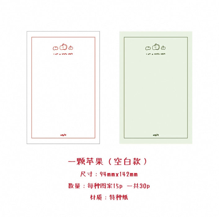 Notes Pads Apple Blank 暮光之城 便签本 苹果 空白
