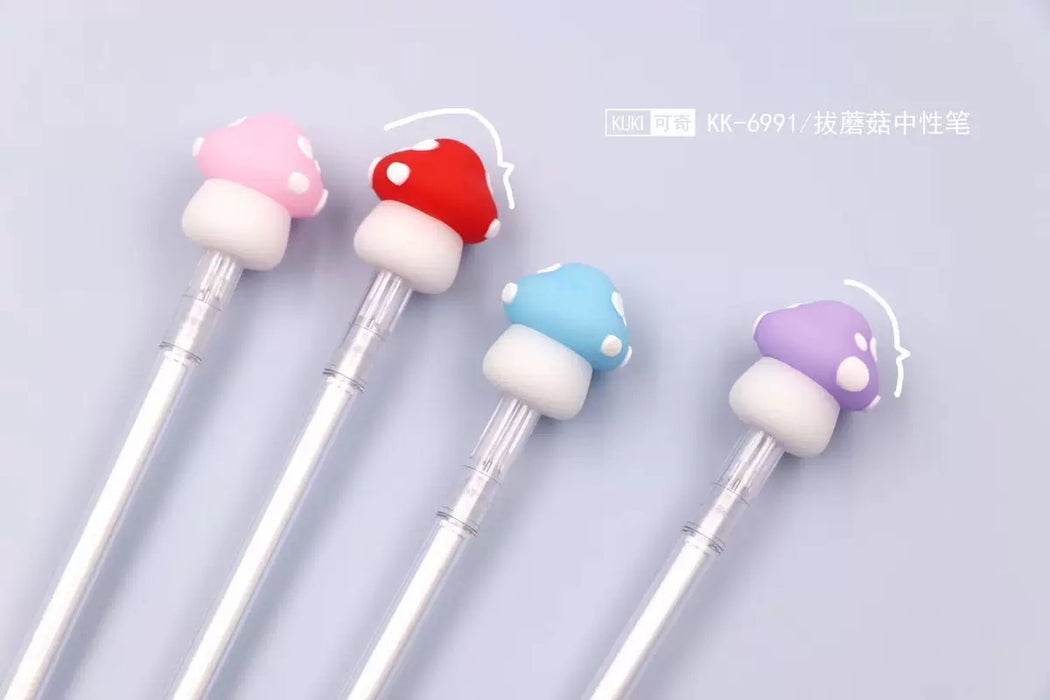 Mushroom Style Gel Ink Pen 可爱拔蘑菇中性笔