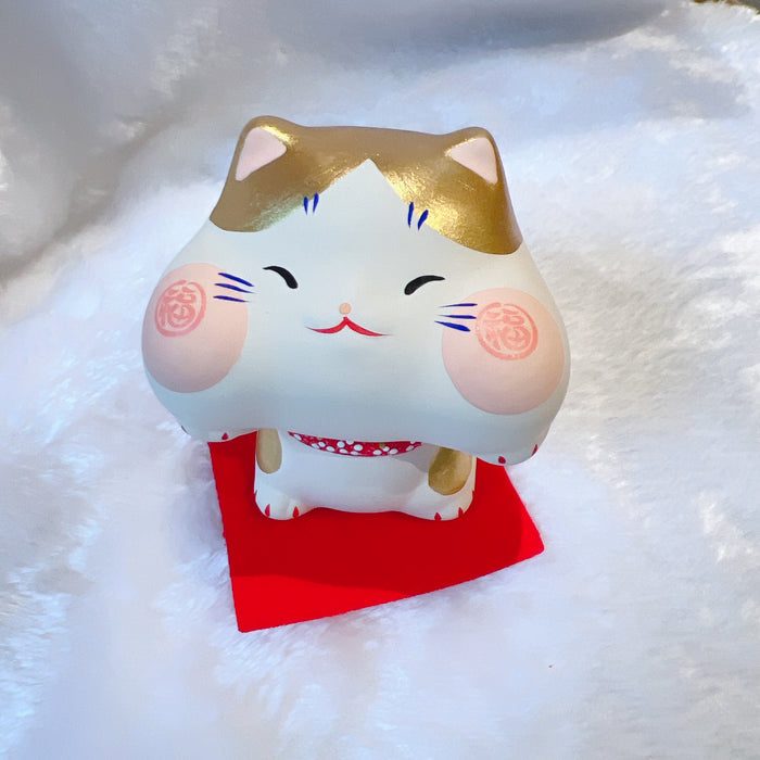 Cat Figurine 18-279 C 招财猫猫雕像