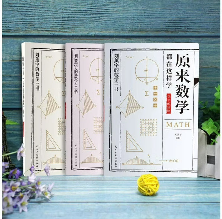 原来数学都在这样学全3册 刘熏宇著 给孩子的数学三书