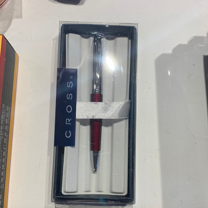 CROSS Ball Point Pen - Silver/Red 高仕圆珠笔盒装