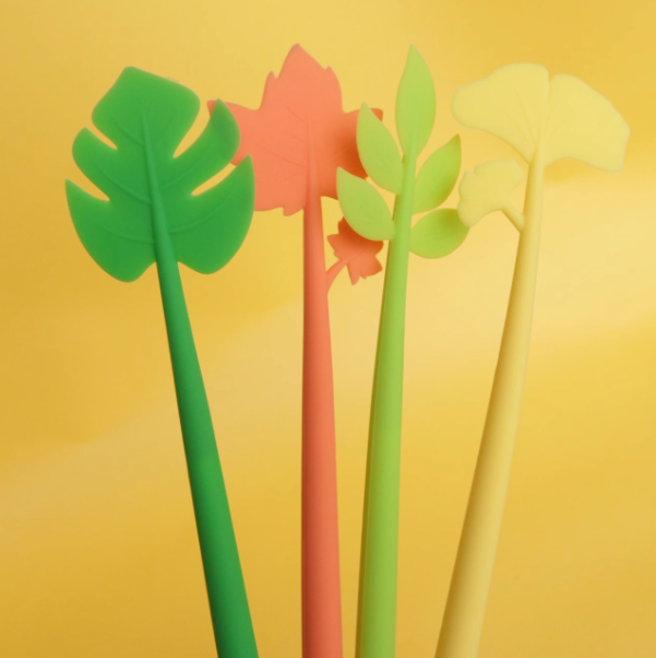 Shaking Pen Leaf Series - Ginkgo 摇摇中性笔 树叶系列 黄色银杏叶