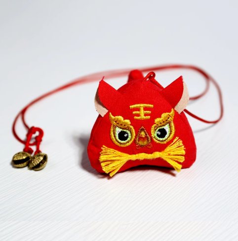 TIME AND PLACE Blessing Collection Scented Sachets - Red Tiger 此时此地祝福系列香包 虎虎生威 红色老虎造型香包