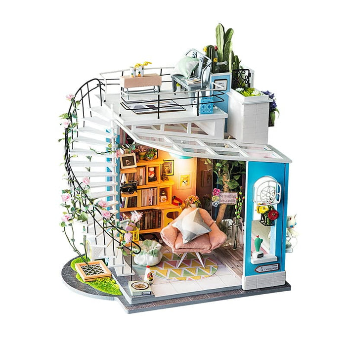 ROLIFE Dora’s LOFT DG12 3D Wooden Puzzle 若来DIY手工拼装模型 朵拉的天台