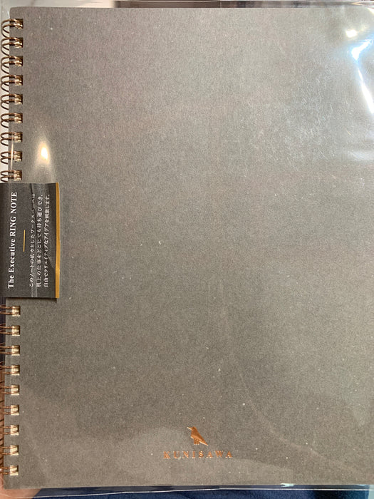 the executive ring notebook grey