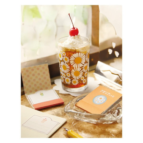RYU-RYU Aderia Retro Match Sticky Note - Hanazakari (Full of Flowers) 日本RYU-RYU阿德利亚复古系列火柴盒便利贴 雏菊款