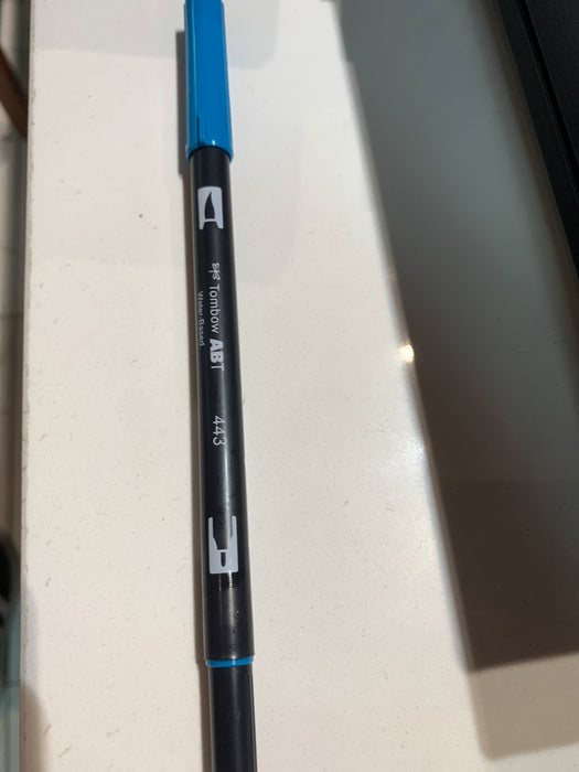 Tombow Dual Brush Pen Art Marker, 443 - Turquoise