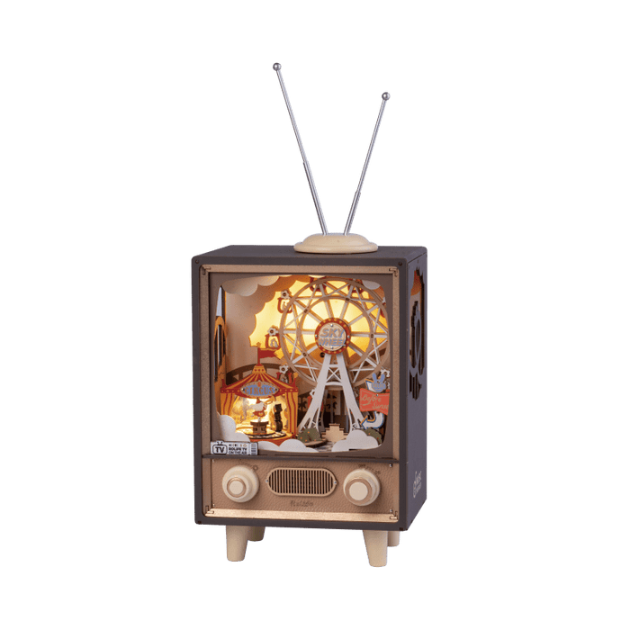 ROLIFE Sunset Carnieval AMT01 3D Wooden Puzzle 若来DIY手工拼装模型 AMT01 日落游乐园