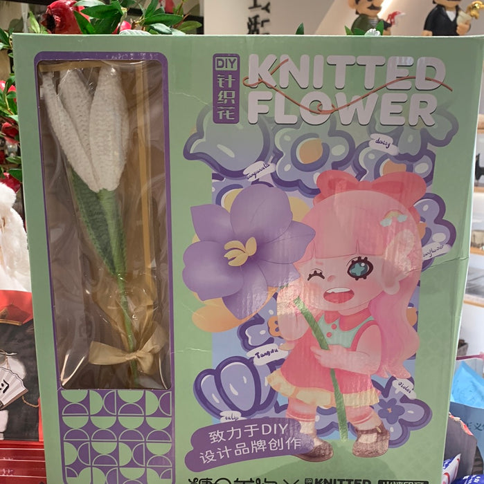 DIY Knitted Flower 糖日物语DIY针织毛花 百合