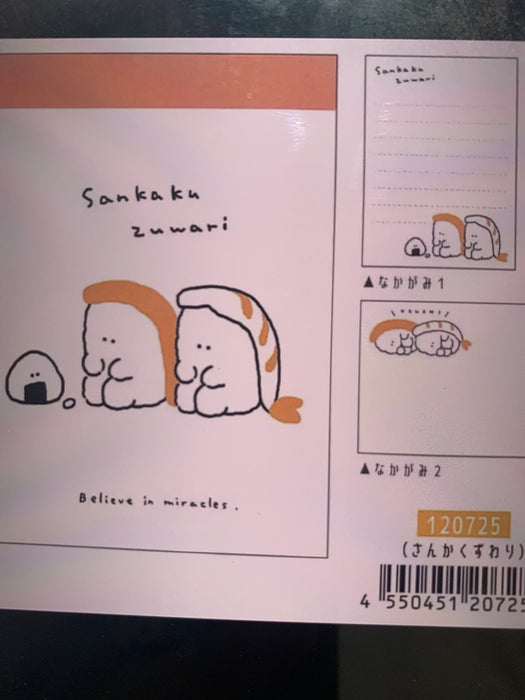 Wholesale 120725 Sushi Buddies Sankaku Zuwari Mini Note Pad-10