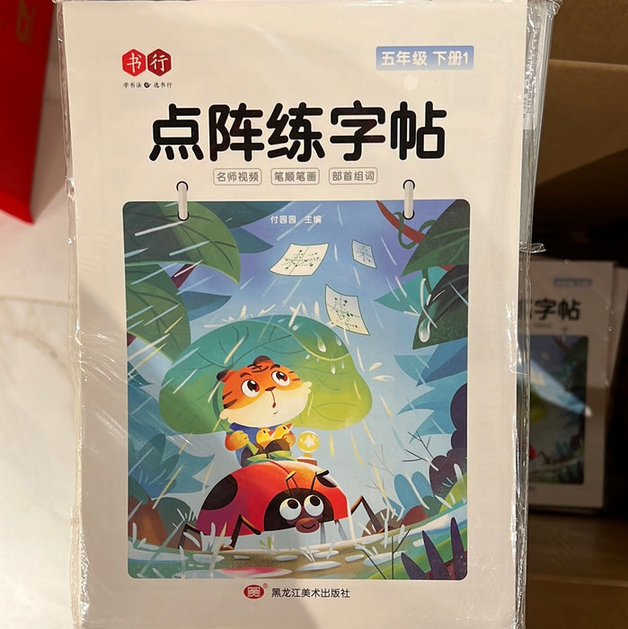 点阵练字帖 五年级下册