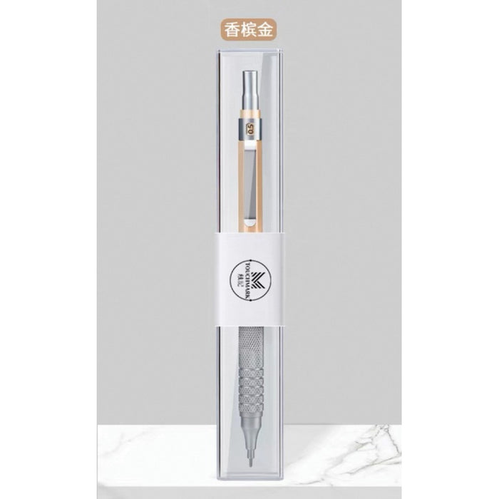 Touch Mark Metal Mechanical Pencil 金属低重心自动铅笔 防断芯 金色 0.7mm