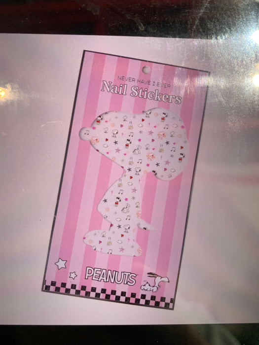 snoopy daydream peanuts nail stickers
