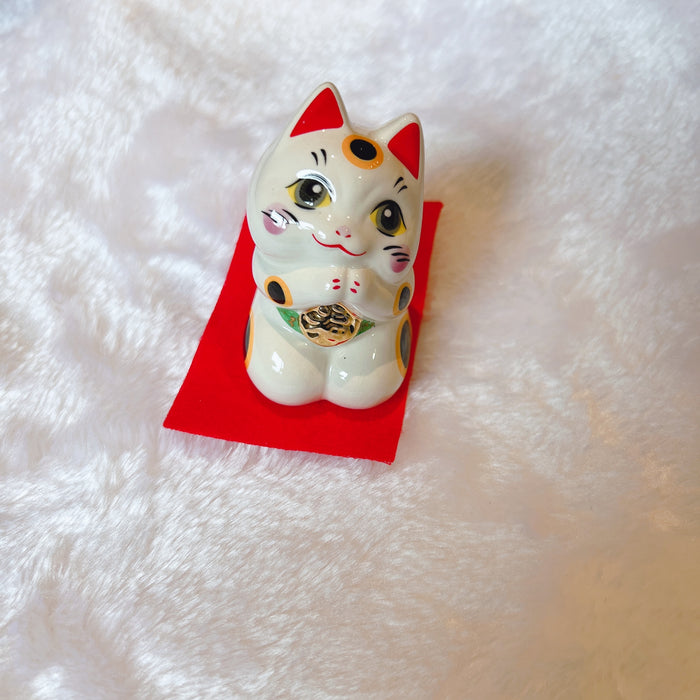 Cat Figurine 18-281 D 招财猫猫雕像