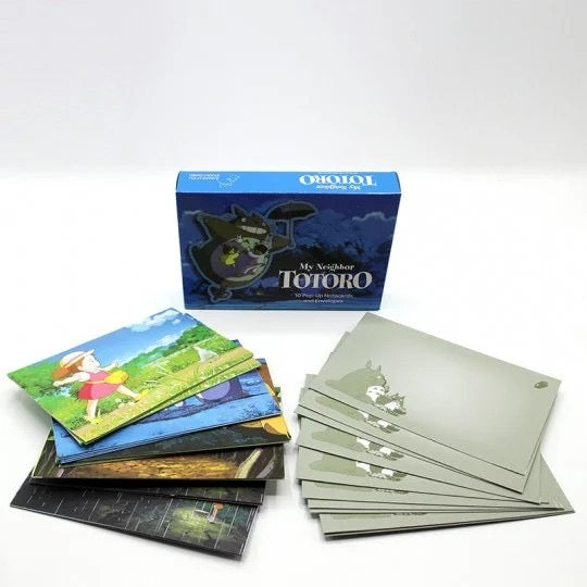 Studio Ghibli My Neighbor Totoro Pop-Up Notecards 吉卜力工作室《龙猫》立体便签卡