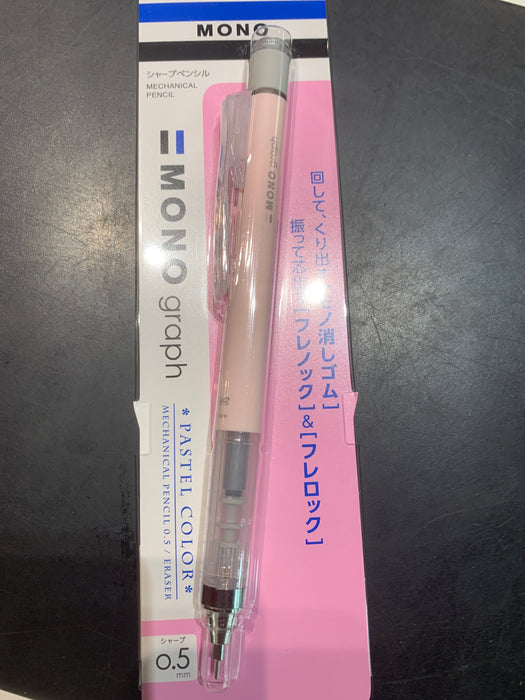 mono graph pencil pink