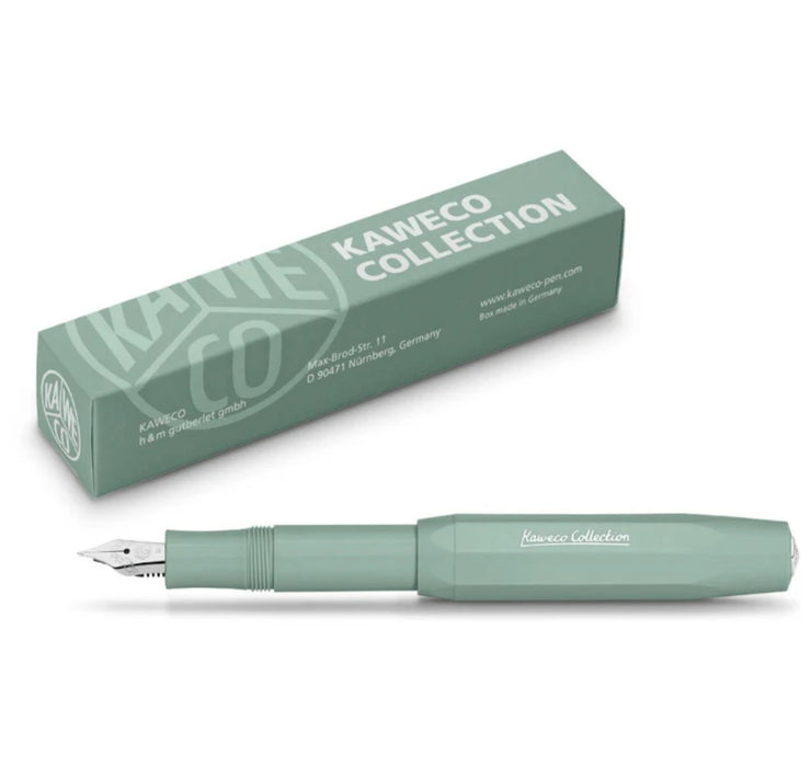 KAWECO SPORT COLLECTOR'S EDITION SMOOTH SAGE FOUNTAIN PEN EF 11000134 卡维克运动系列收藏款钢笔 鼠尾草绿