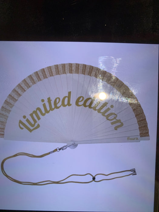 painted fan limited edition gitter