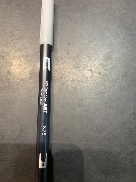 Tombow ABT Dual Brush Pen N75: Cool Gray 3
