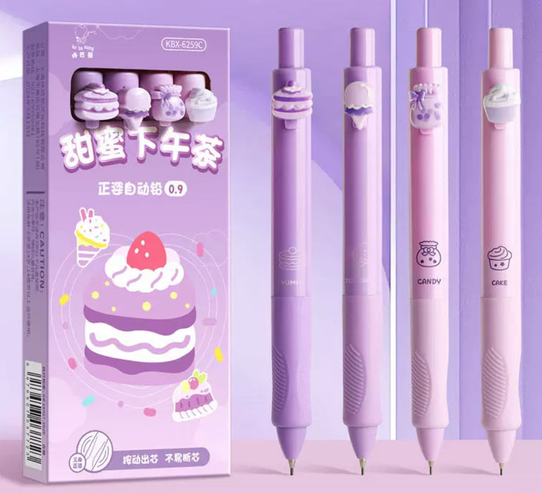 Mechanical Pencil 0.9mm 甜蜜下午茶0.9mm自动铅笔 笔杆随机