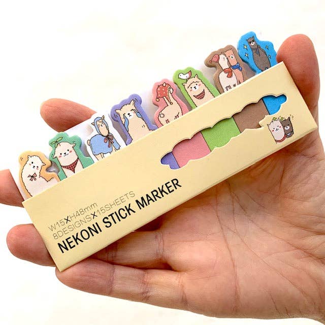 NEKONI Llama Sticky Notes原创NEKONI羊驼分页索引贴