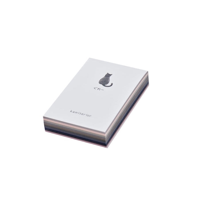 Kamiterior Mini Multipurpose Paper Pad Cat - Grey Cat日本Kamiterior猫猫风格主题多用途迷你记事本 灰斑纹