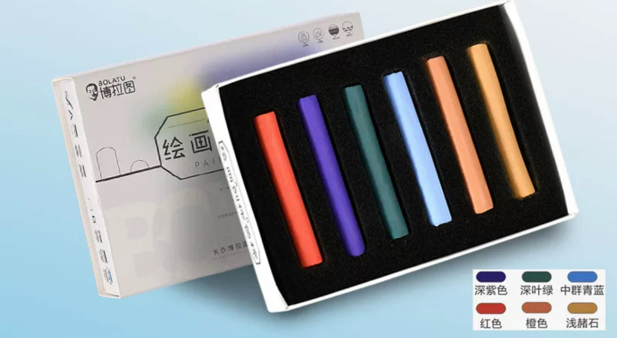 BOLATU COLOR BAR SET FOR PAINTING CREATION 博拉图绘画创作色棒套装A B随机