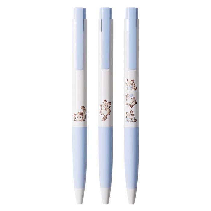 KACO K7 PLASTIC GEL INK PEN 0.5mm Black 松弛猫生中性笔套装0.5mm黑色墨水