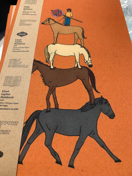 hold your hores soft touch classic layflat journal