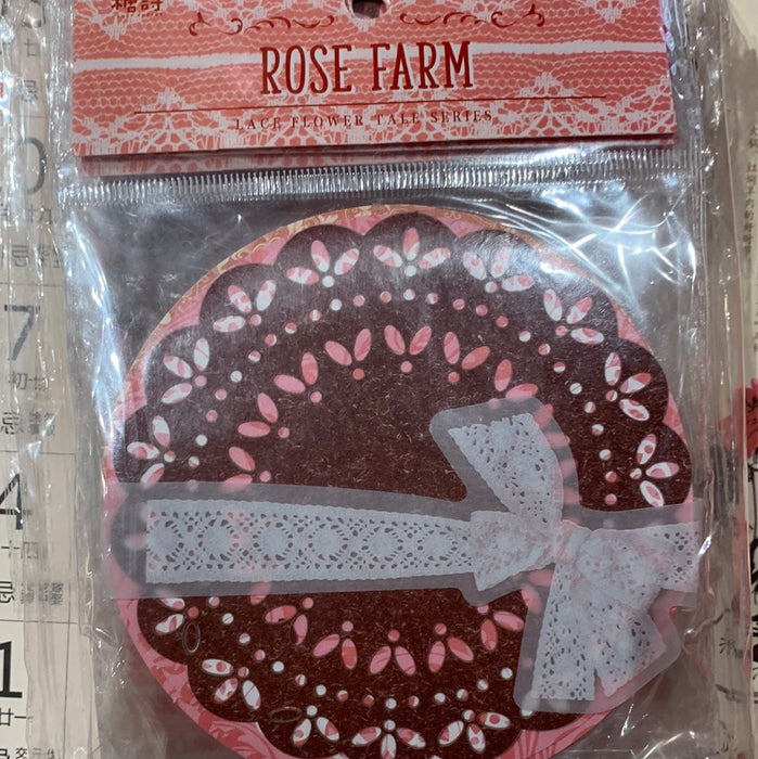 Artistic Floral Lace Memo Pads碎花蕾丝便签