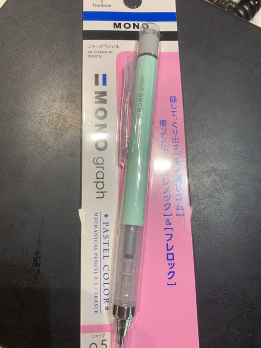 mono graph pencil mint green