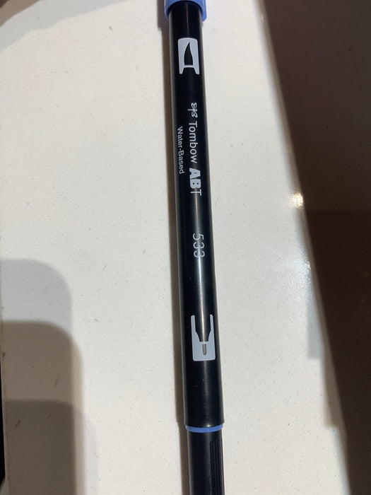 Tombow ABT 553 Dual Brush Pen - Mist Purple