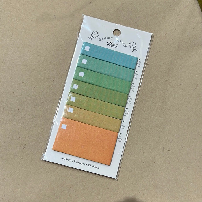 PAPUS Sticky Notes - Orange 渐变色便签纸 橙色