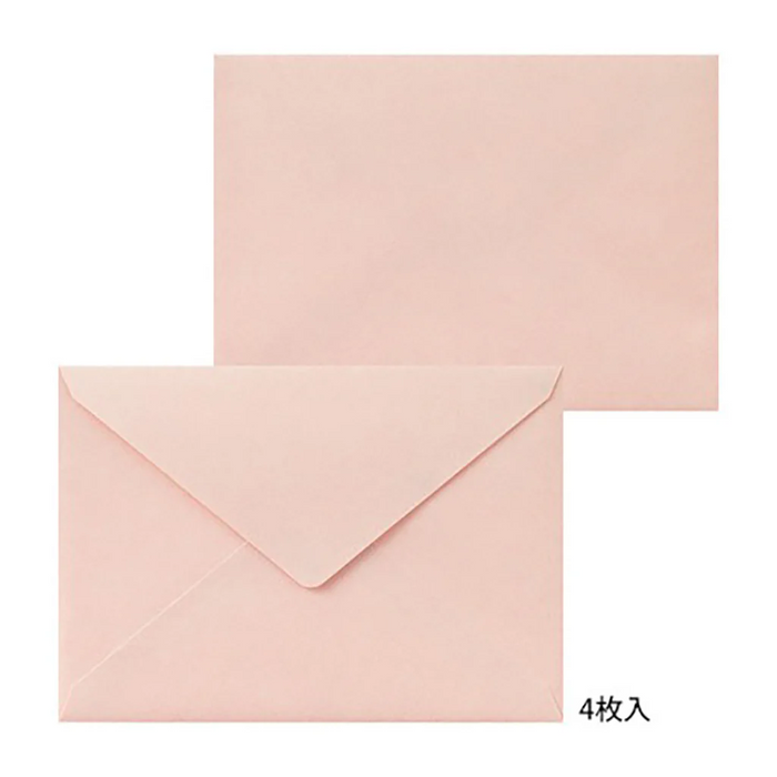 Midori Letterpress Stationery Set, Frame Pink 日本MIDORI凸版印刷信笺套装 粉色相框款