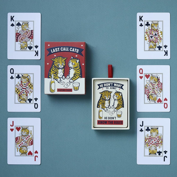 Last Call Cats Playing Cards 打烊小酌猫 扑克牌