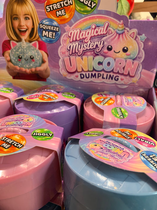 fun doh unicorn mystery dunpling squishy toy
