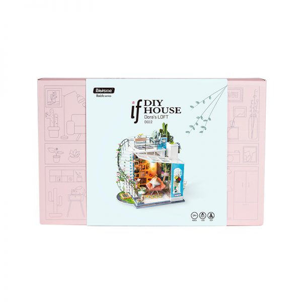 ROLIFE Dora’s LOFT DG12 3D Wooden Puzzle 若来DIY手工拼装模型 朵拉的天台