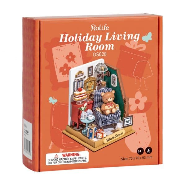 ROLIFE Holiday Living Room DS028 3D Wooden Puzzle 若来DIY手工拼装模型 DS028 假日客厅
