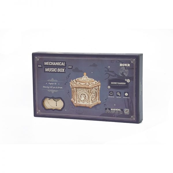ROKR Secret Garden AMK52 Mechanical Music Box 若客DIY手工拼装模型 AMK52 秘密花园音乐盒